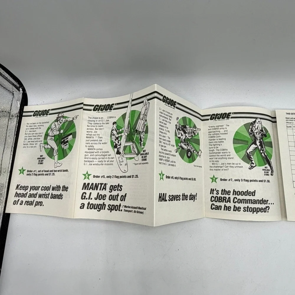 VTG 1984 GI Joe Team Members Only Mail Away Insert Parachute Offer 184029-00B